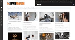 Desktop Screenshot of martemagazine.it